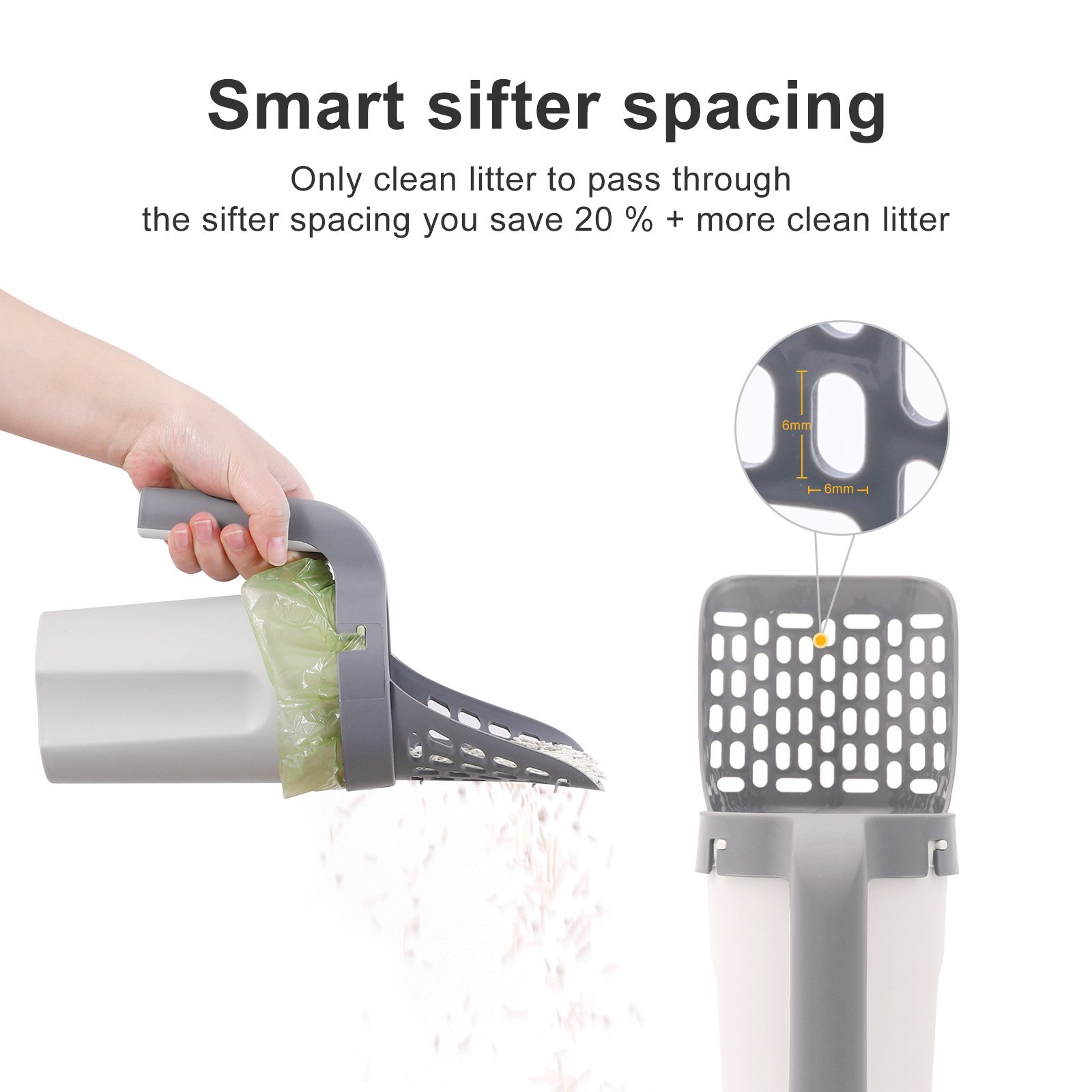 🔥Huge Sale - 49% OFF🔥 2 In 1 Integrated Cat Litter Shovel😻
