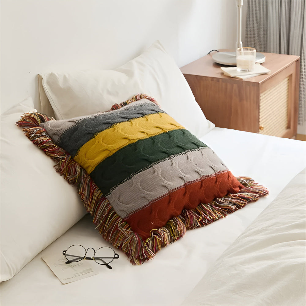 Colourful Radiance Knit Cushion