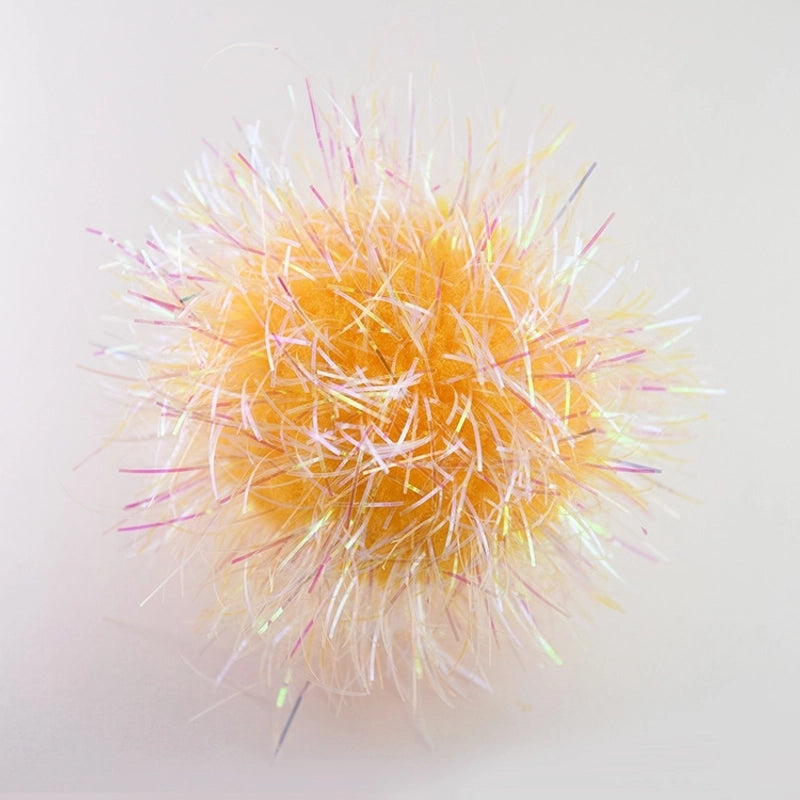 Mixed Color Ring Paper Ball Pet Toys Holiday Supplies