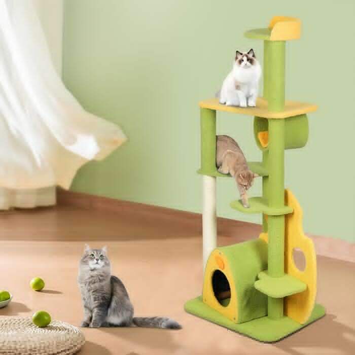 146cm Multi-Level Cat Scratching Condo