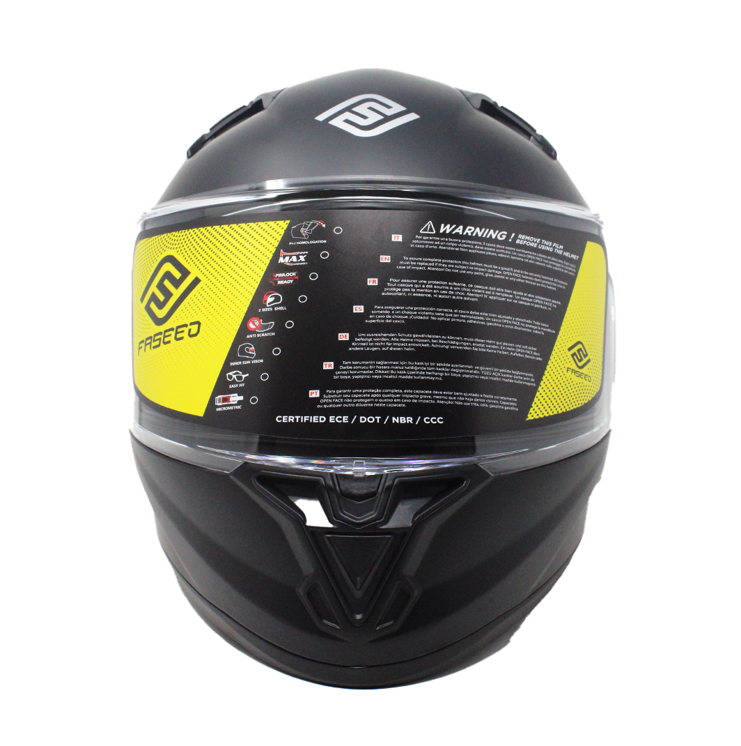 Casco Faseed FS-825 Negro