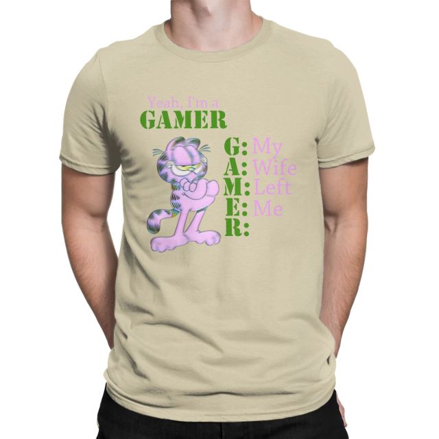 Yeah I'm A Gamer Garfield Tee