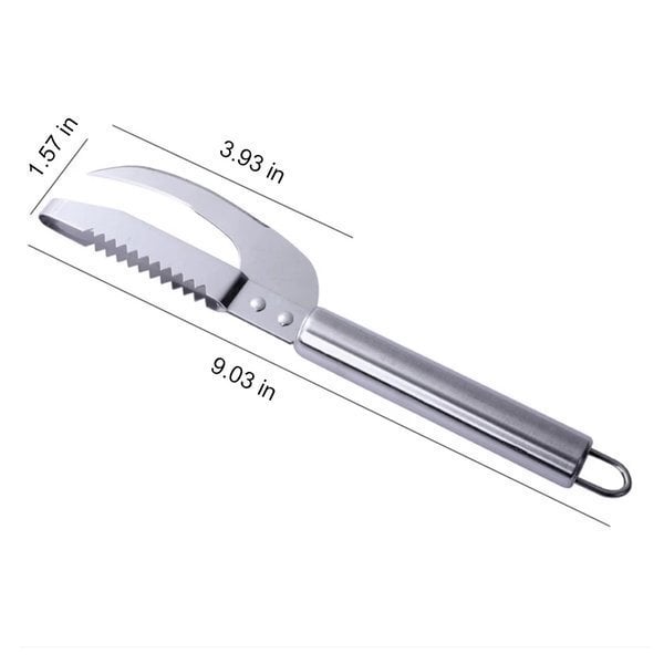 Fish Scale Knife Cut/Scrape/Dig 3-in-1