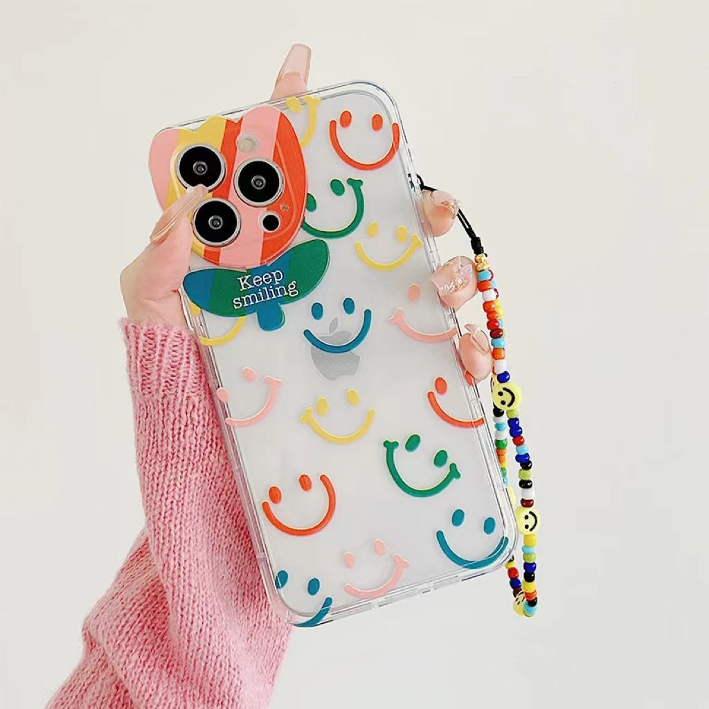 Smile Phone Case With Charm