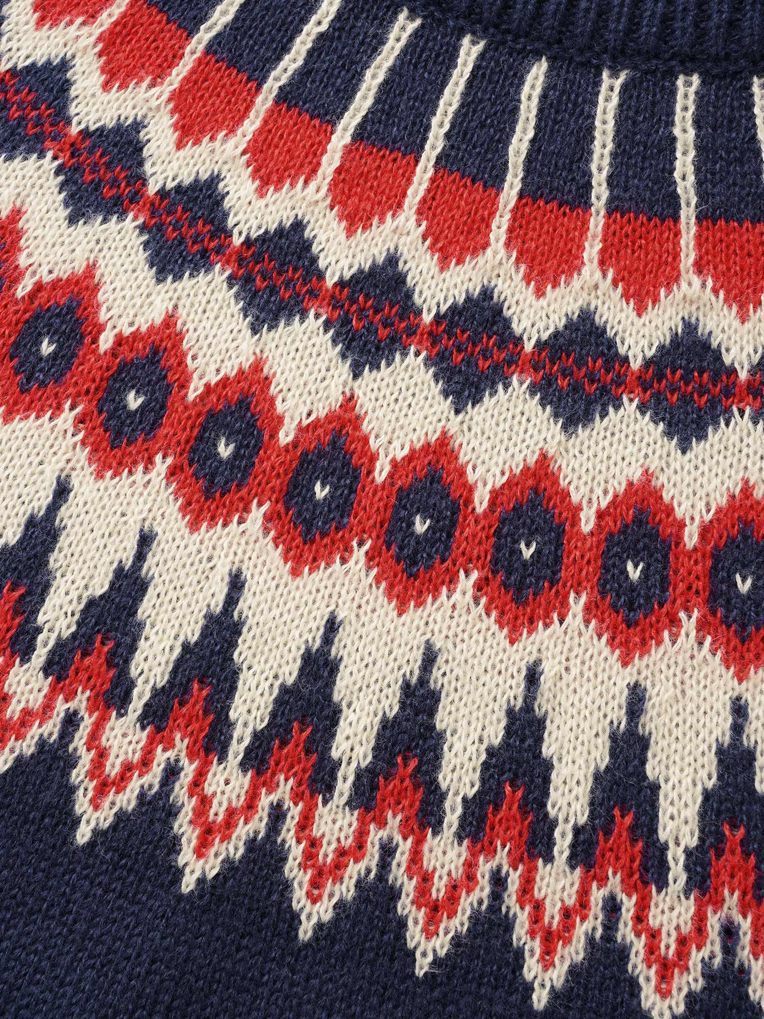 Fair Isle Pull Over Crew Neck Pullover