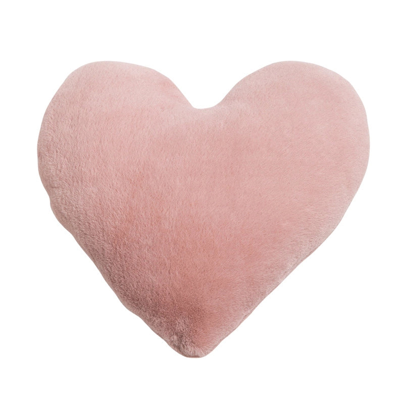 Christmas Casual Elegant Lady Clouds Heart Shape PP Cotton Plush Throw Pillow Couch & Sofa Decor
