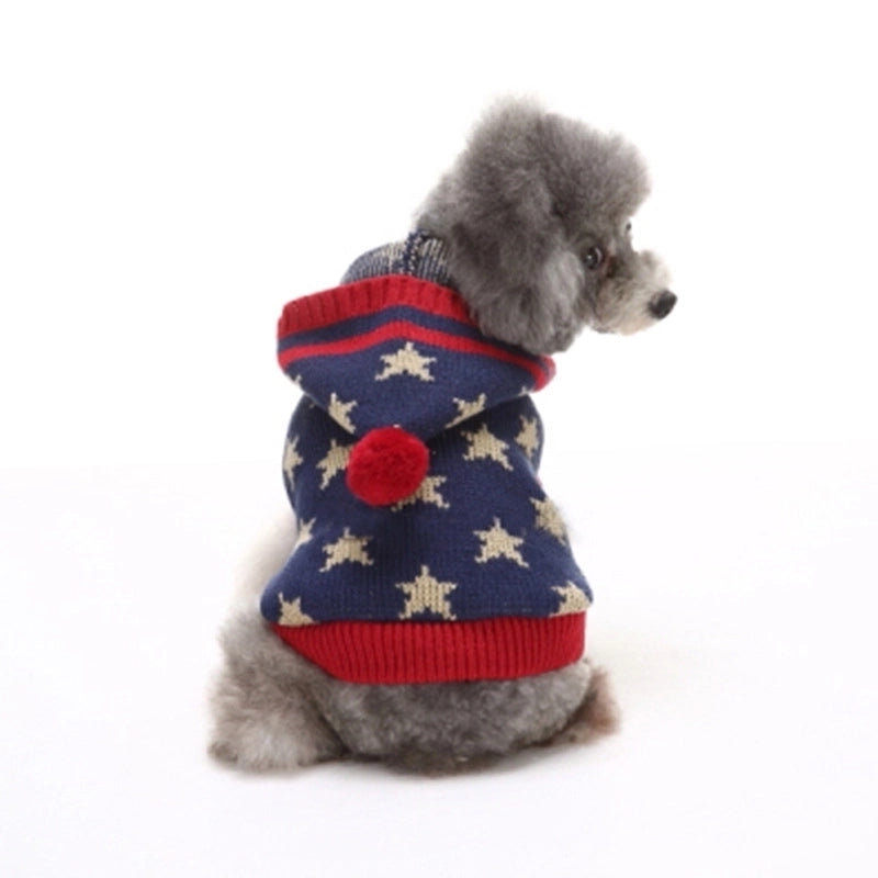 Minimalist British Style Polyester Plaid Pet Clothing