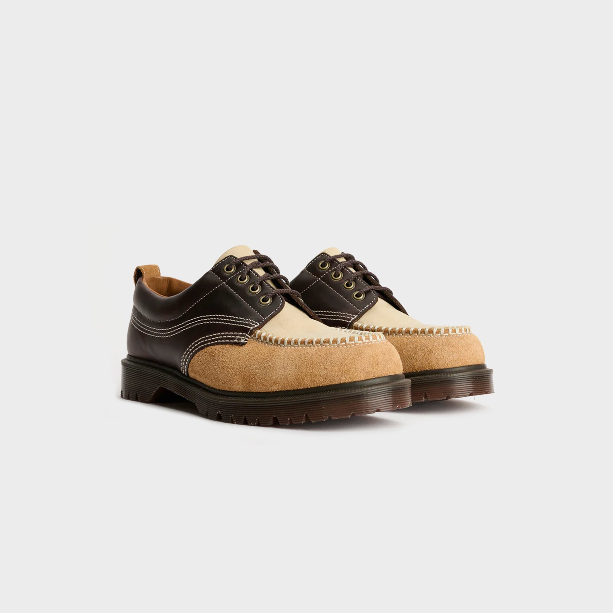 Dr. Martens WMNS Lowell 4 Eye - Light Tan / Multi