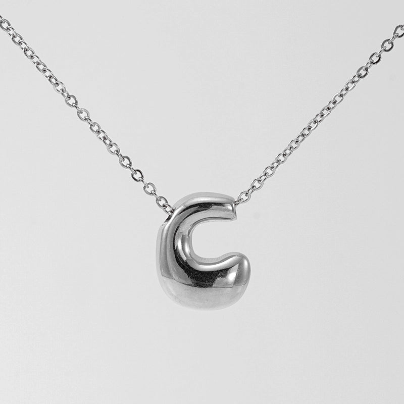 Basic Classic Style Letter 304 Stainless Steel 18K Gold Plated Plating Pendant Necklace
