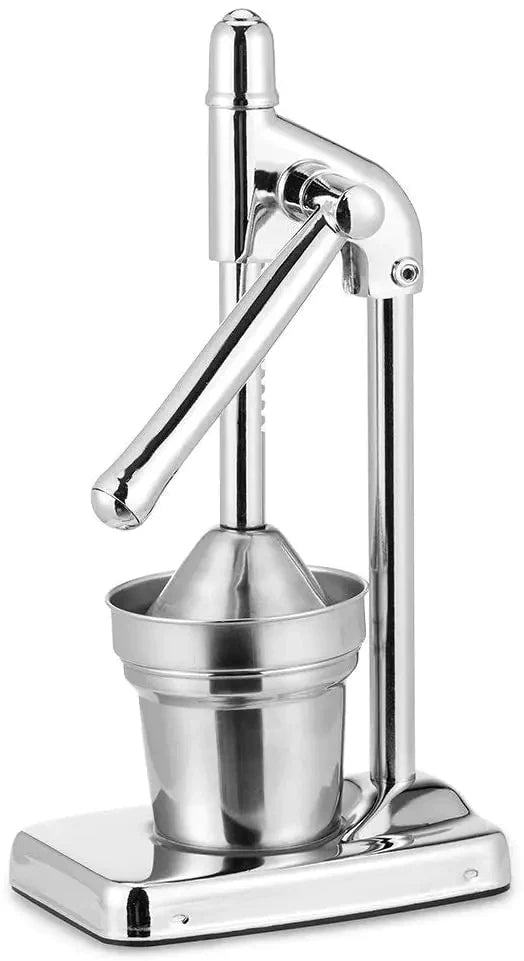 Manual Orange Juicer Chrome Stainless Steel