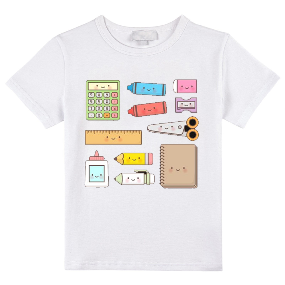 Cartoon Stationery Class T-Shirt