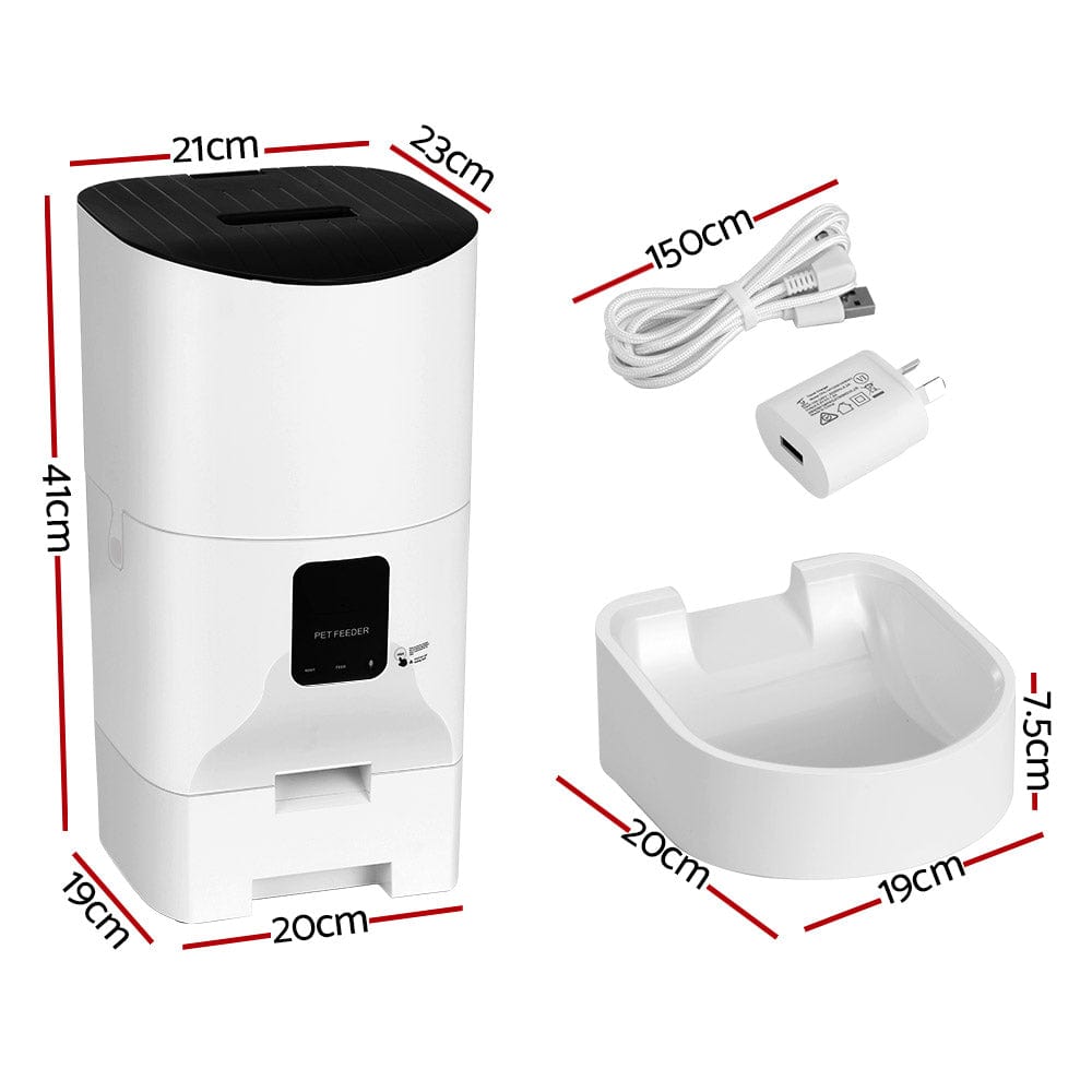 Automatic Pet Feeder 9L Wifi Auto Dog Cat Feeder Smart Food Dispenser Timer