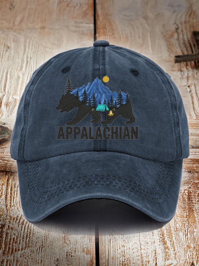 Unisex Distressed Washed Cotton Appalachia Strong Hot Spot Hat