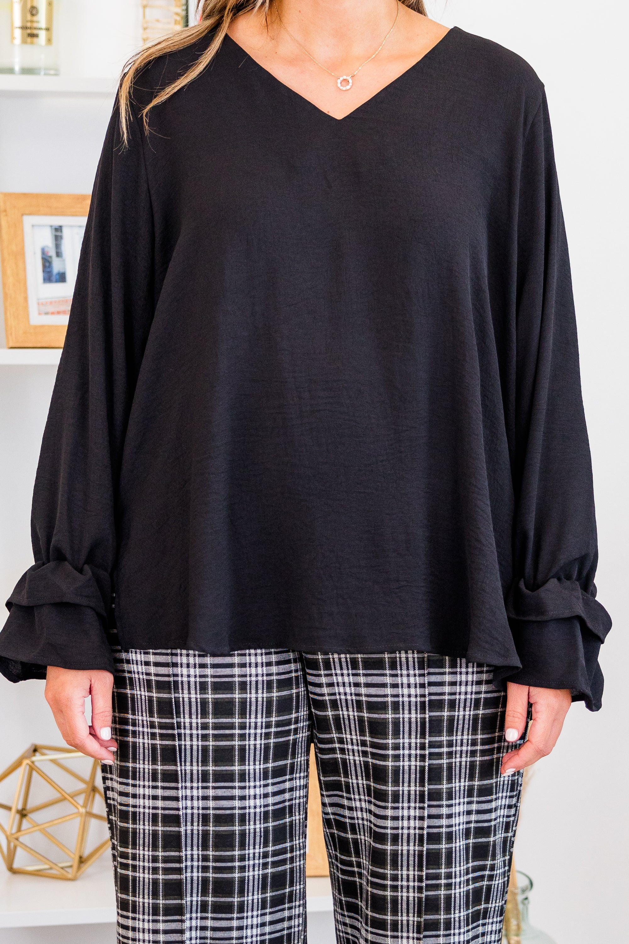 Blushing Babe Top. Black