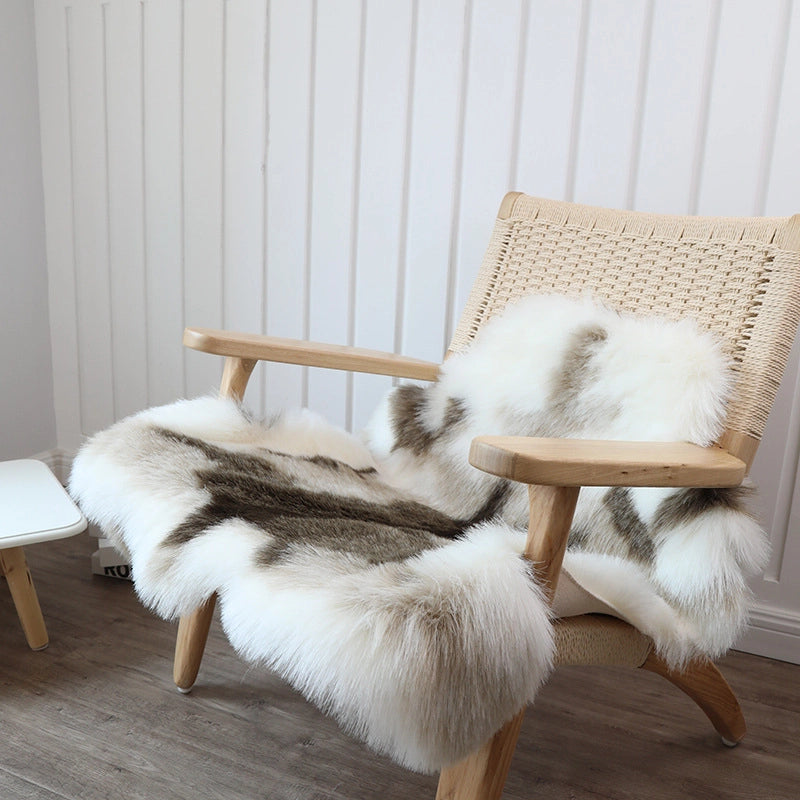 Autumn And Winter New Plush Chair Cushion Sofa Cushion Imitation Reindeer Leather Sofa Cushion Imitation Leather Grass Cushion Sofa Towel