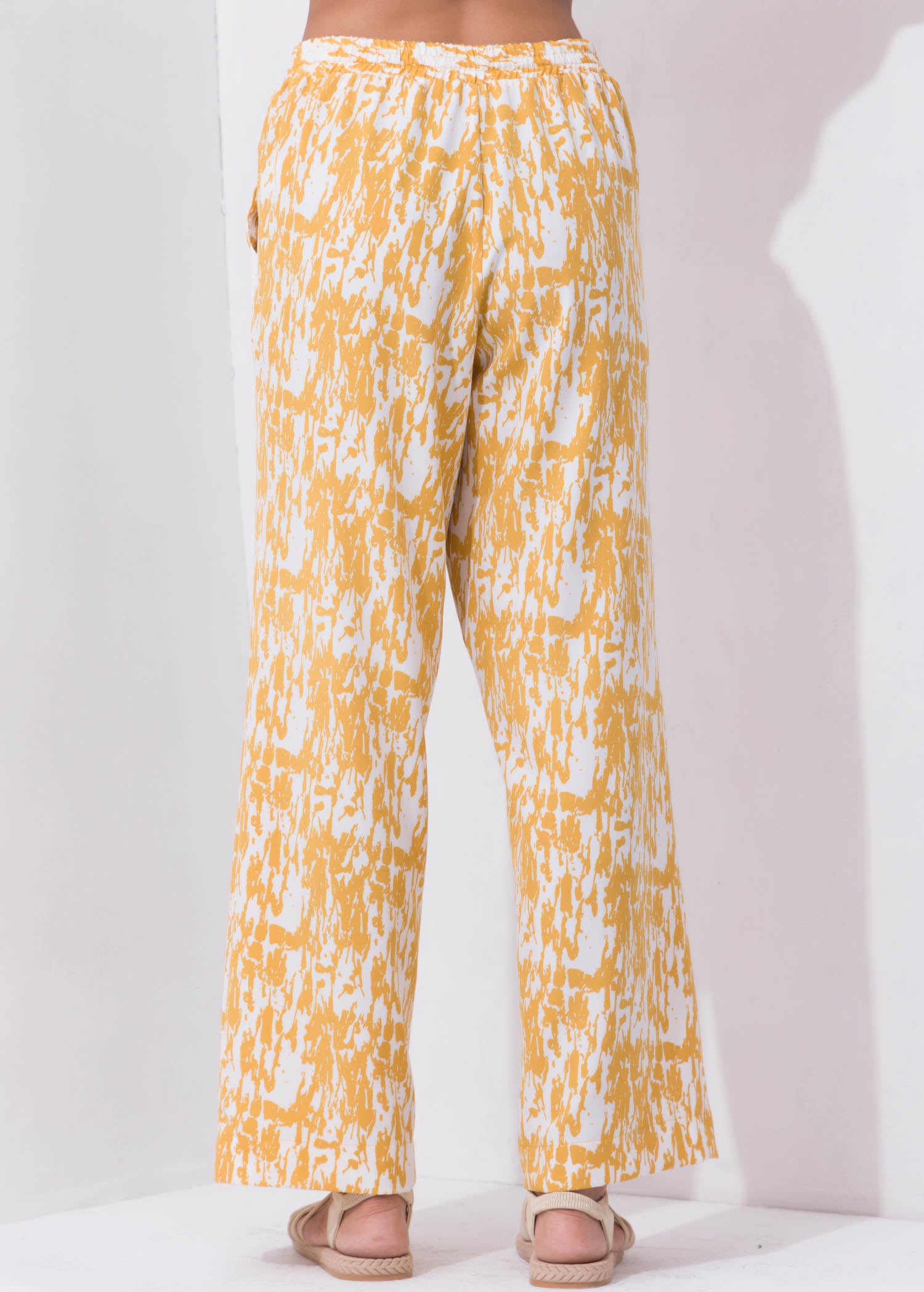 Printed Draw Cord Pant