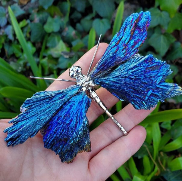 💥AURA TOURMALINE KYANITE DRAGONFLY💥🔥BIG SALE - 48% OFF🔥