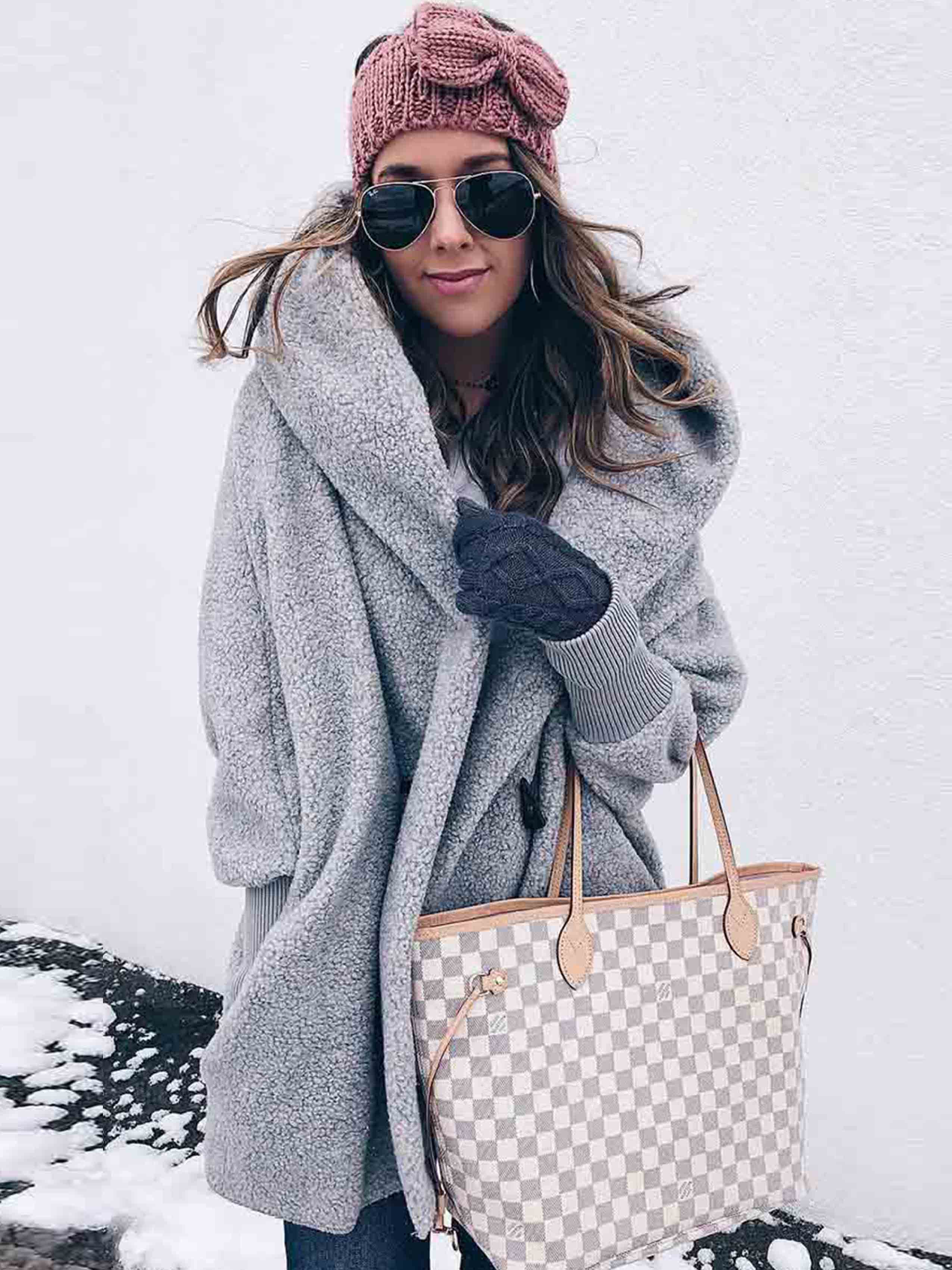 Loose Casual Lapel Hooded Coat