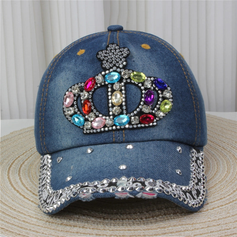 Unisex Streetwear Letter Usa Flower Curved Eaves Baseball Cap