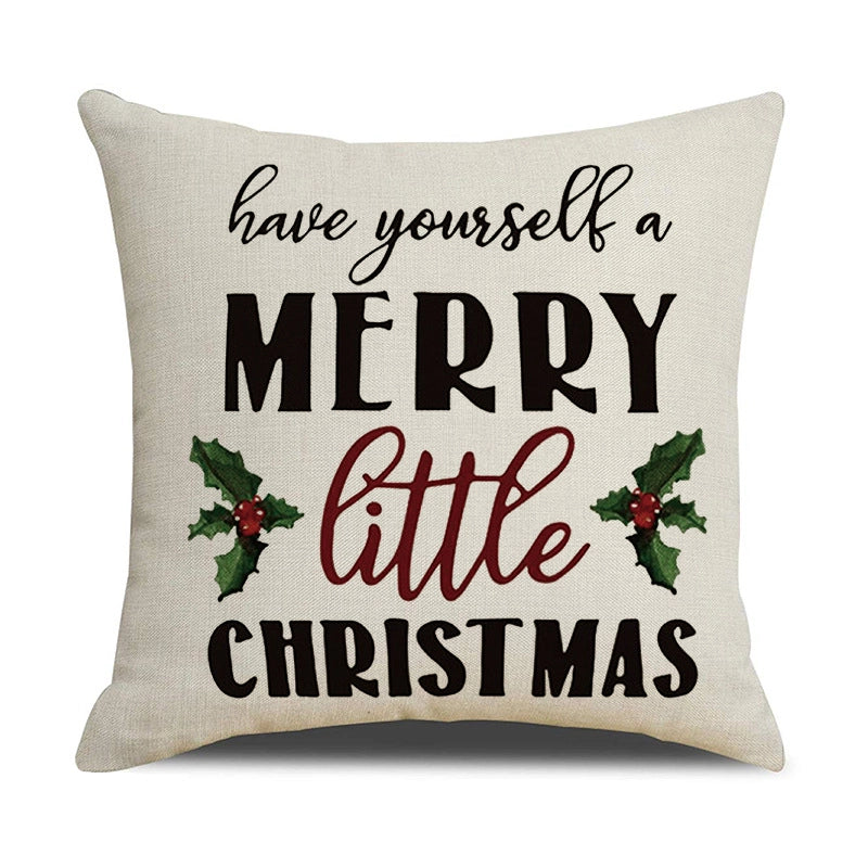 Fashion Letter Elk Polyester Pillow Cases