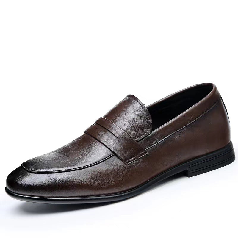 Men's British Leather Fashion Trend Casual Shoes