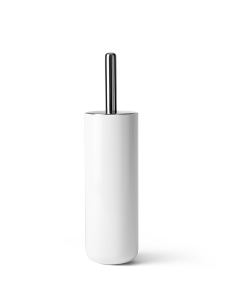 Black Bath Toilet Brush. Wall