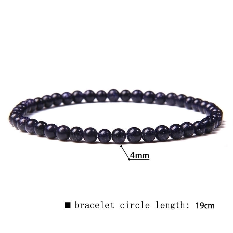 Minimalist Marble Natural Stone Beaded Bracelets
