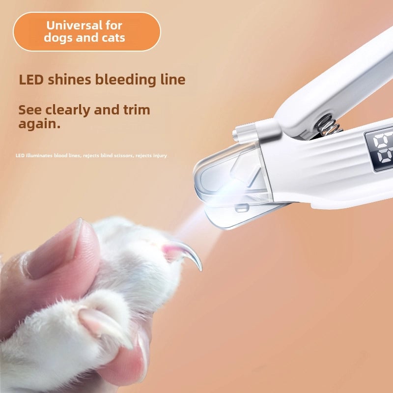 Current Two-in-one Cat Dog Nail Clippers Pet Electric Nail Grinder Animal Multi-function Nail Clippers