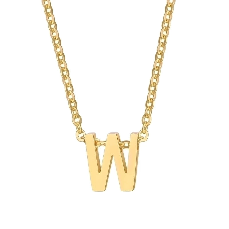 Minimalist Letter Stainless Steel Gold Plated Plating