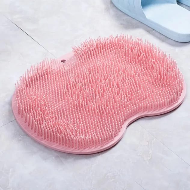 Anti-Slip Shower Massage Mat for Feet and Back Cleaning