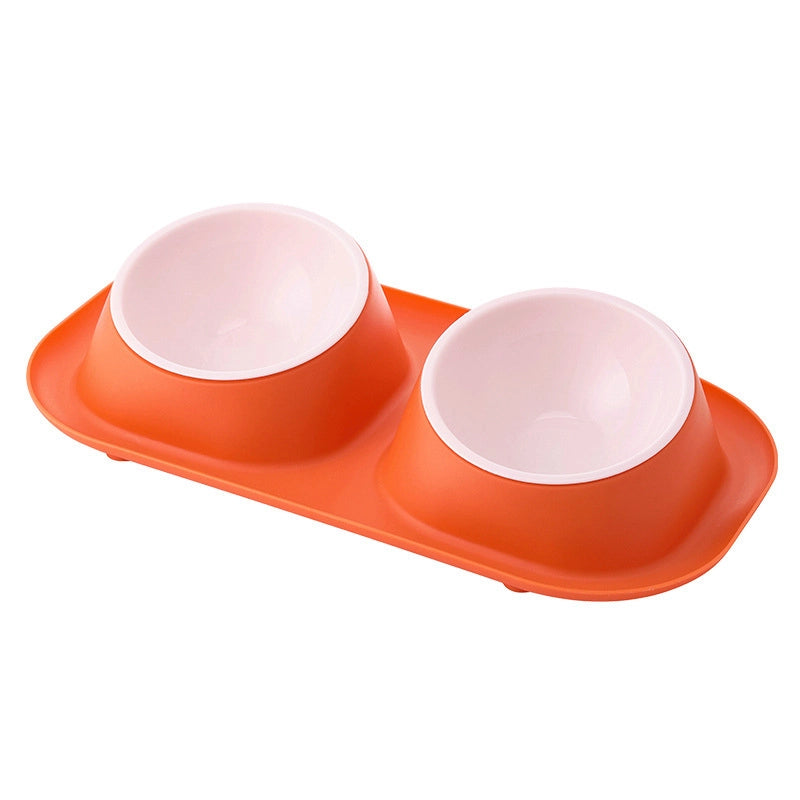 Popular Pet Bowl Double Bowl Pet Dog Basin Anti-splash Dog Bowl Cat Bowl Pet Supplies In Stock