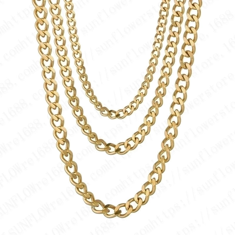 Fashion Minimalist Geometric Stainless Steel Plating Necklace