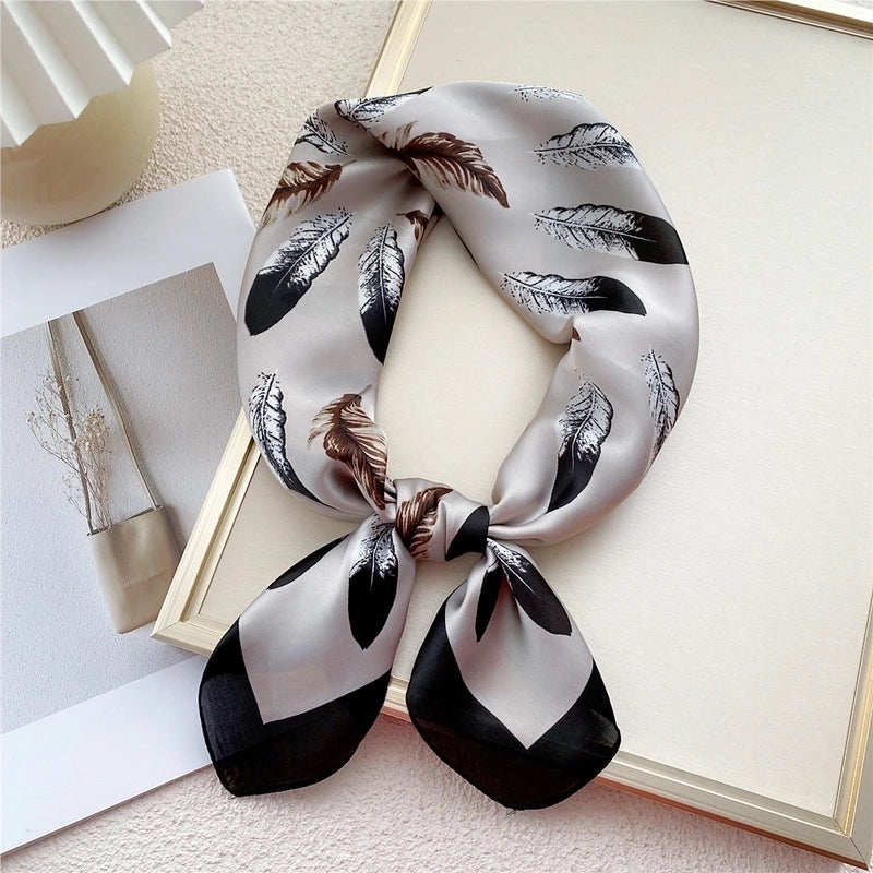 70 Small Square Scarf Silk Scarf Autumn And Winter Gauze Scarf
