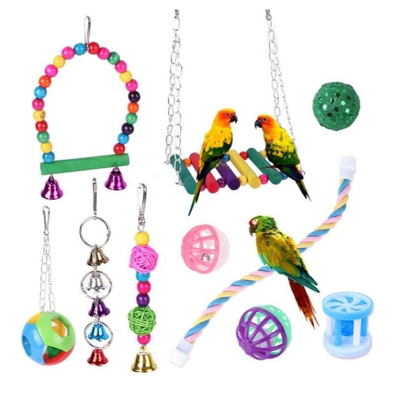 Bird Toys And Accessories Hanging Cage