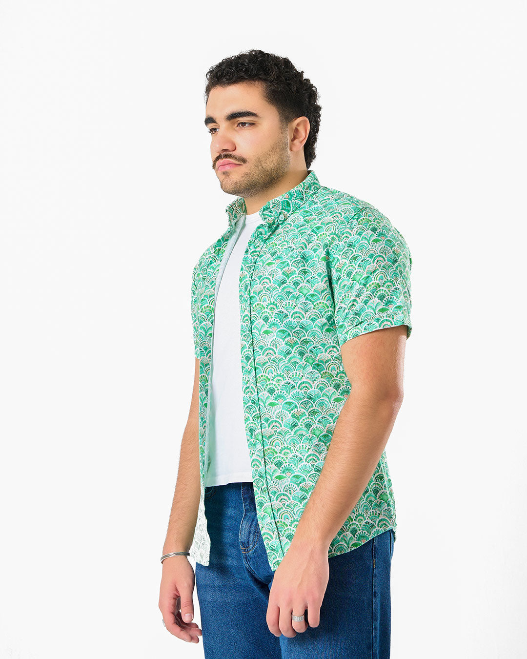 Casual Slim Fit Mens Short Sleeve Shirt