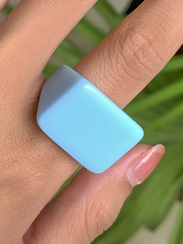 Stylish Resin 8 Colors Geometric Ring