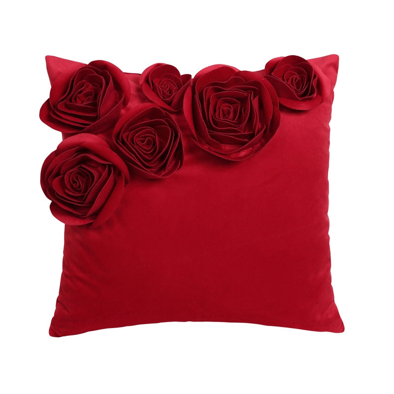 Casual Elegant Lady Heart Shape Solid Color Polyester Pillow Cases Couch & Sofa Decor