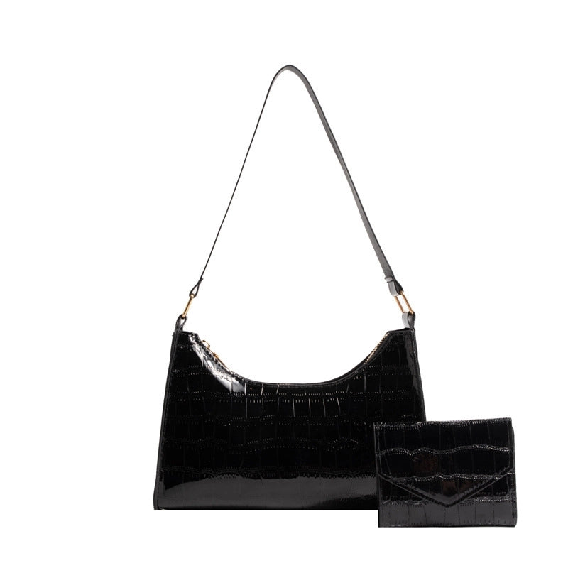 Women's Medium All Seasons Pu Leather Solid Color Streetwear Dumpling Shape Zipper Cloud Shape Bag