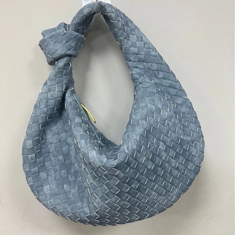 Explosions Denim Woven Bag Women's New Woven Handbag Shoulder Armpit Bag Fashion