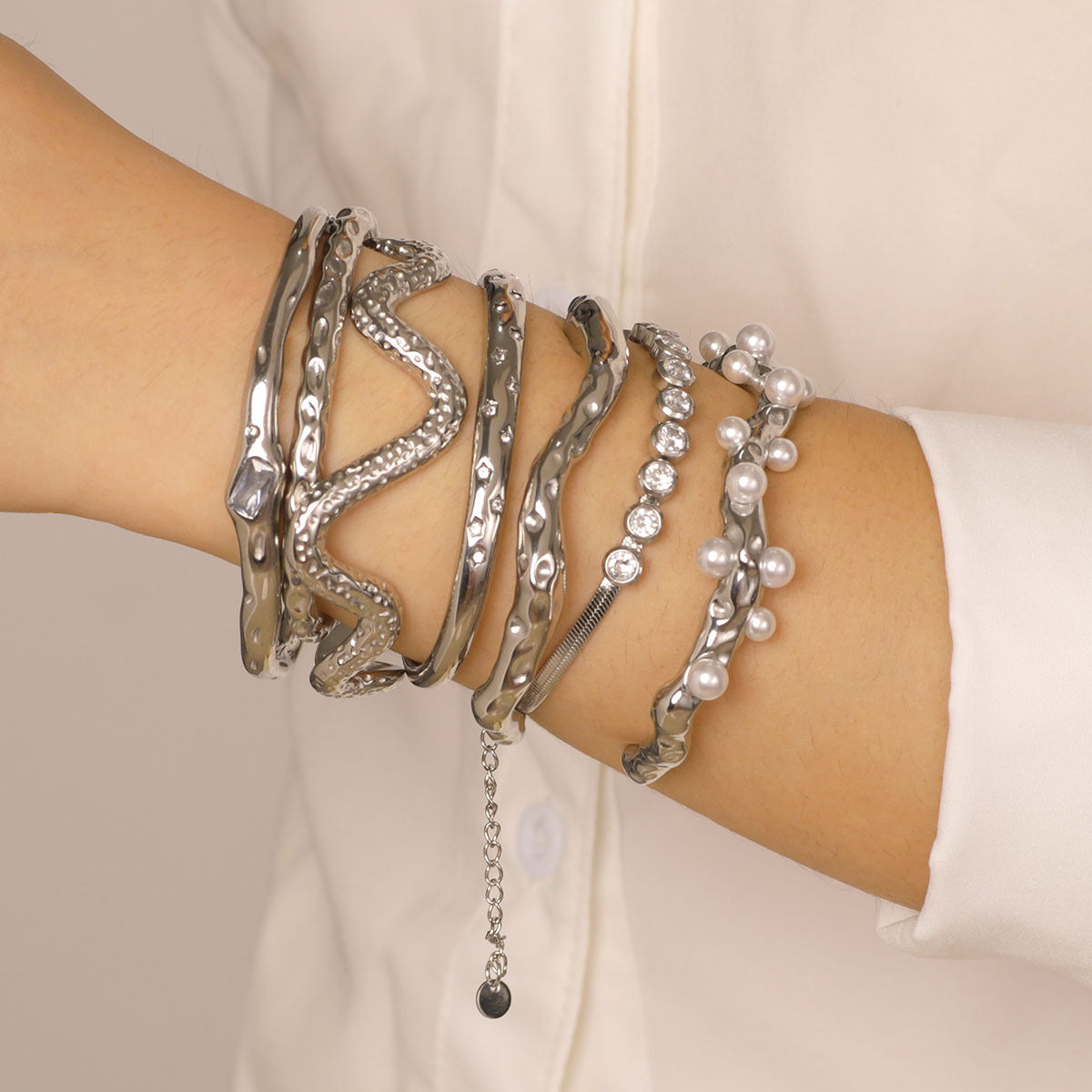 Trendy Titanium Steel Waterproof Bracelet Stainless Steel Unique Bracelet Couple Hot Sale