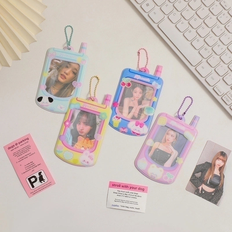 Women's Cartoon Pvc Open Card Holders