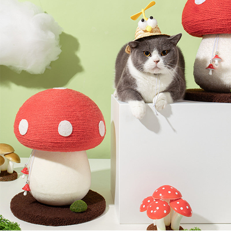 Mushroom Cat Scratcher