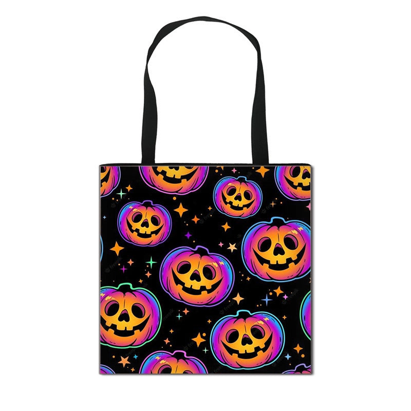 Halloween Canvas Pumpkin Cartoon Bat Cute