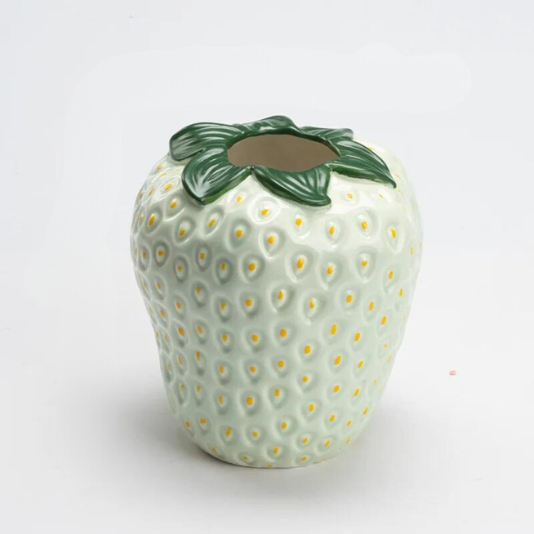 Strawberry Ceramic Vase