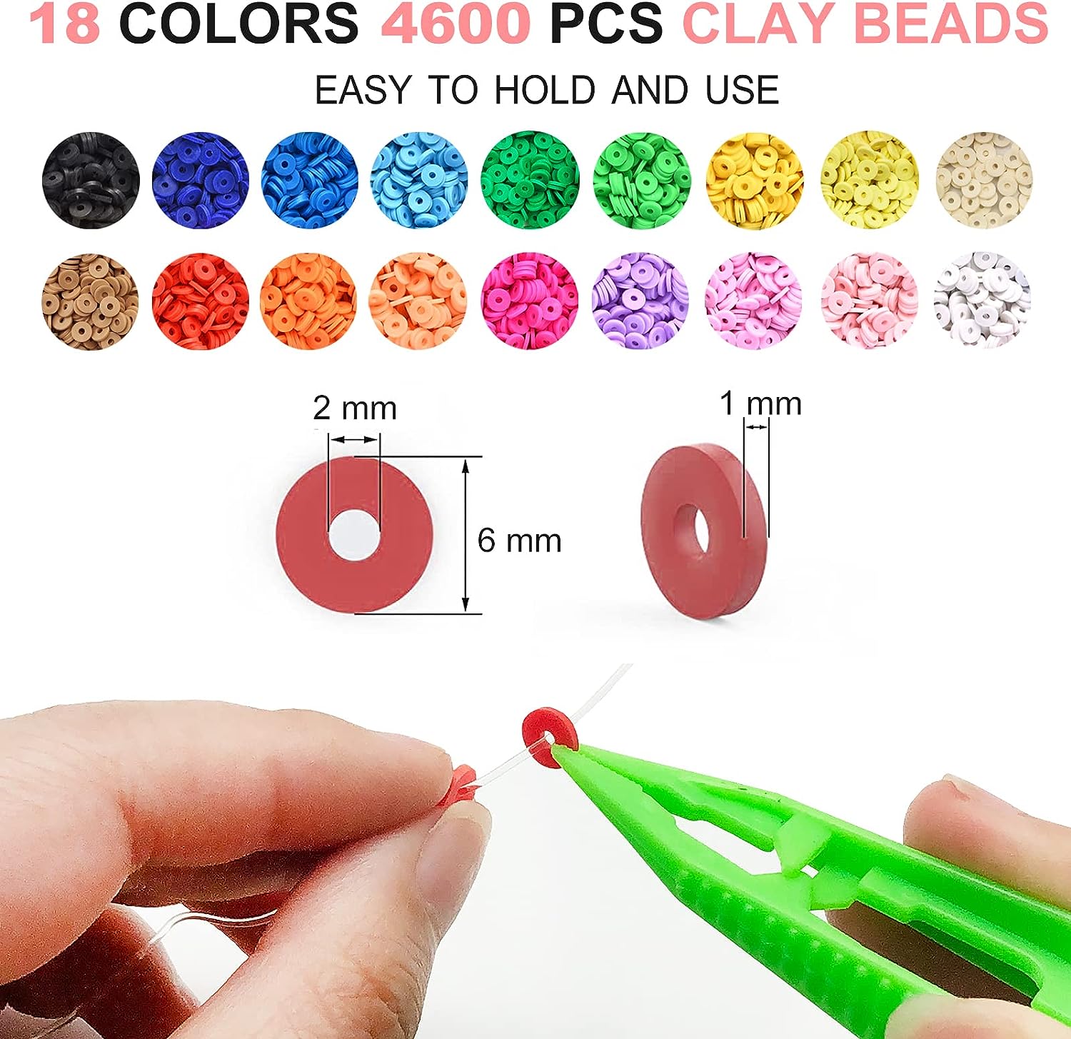 Early Christmas Sale- 49% OFF🎁 - Clay Beads Bracelet Making Kit