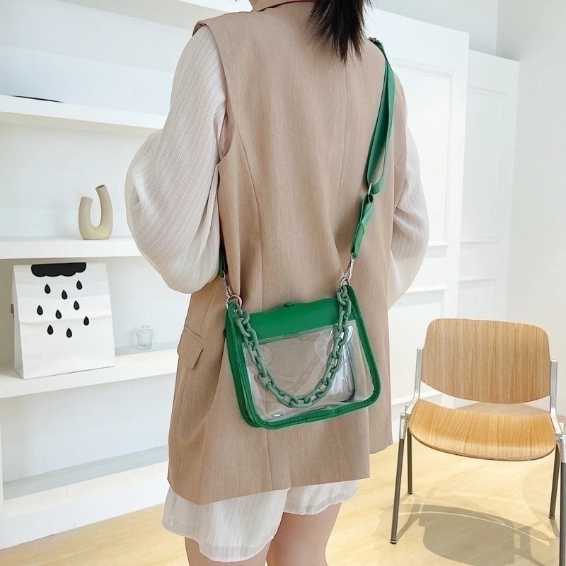 Women's Small All Seasons Pvc Streetwear Square Bag