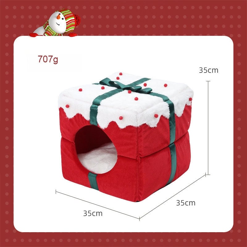 Cartoon Style Cute Cloth Wood Christmas Christmas Tree Pet Pad Pet Toys Pet Bed