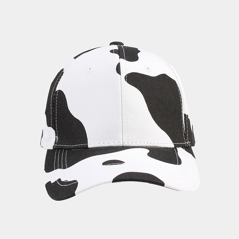 Women's Fashion Zebra Printing Curved Eaves Baseball Cap