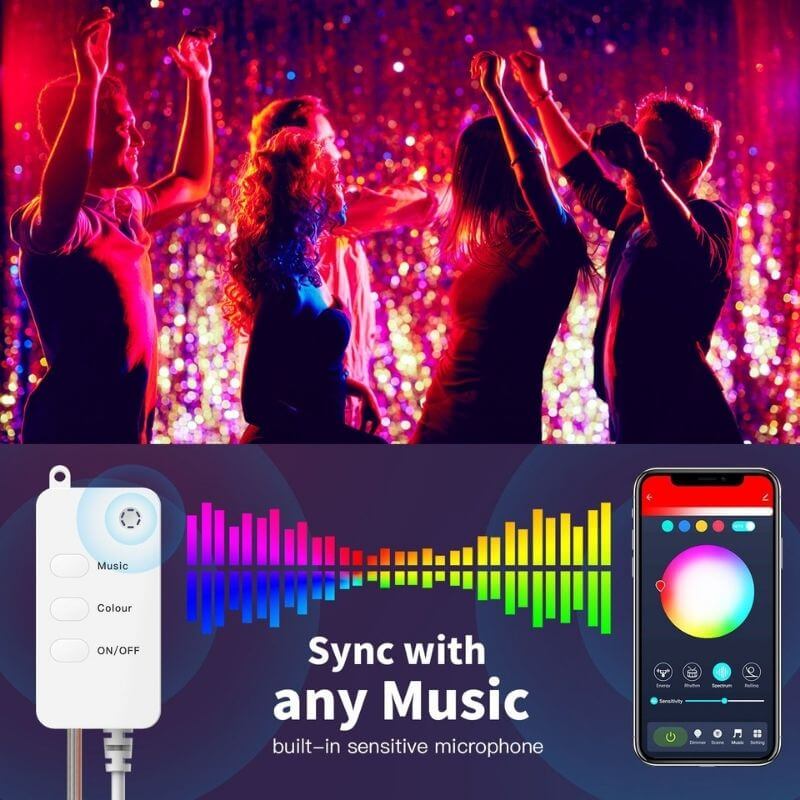 Christmas Smart Bluetooth LED Light String