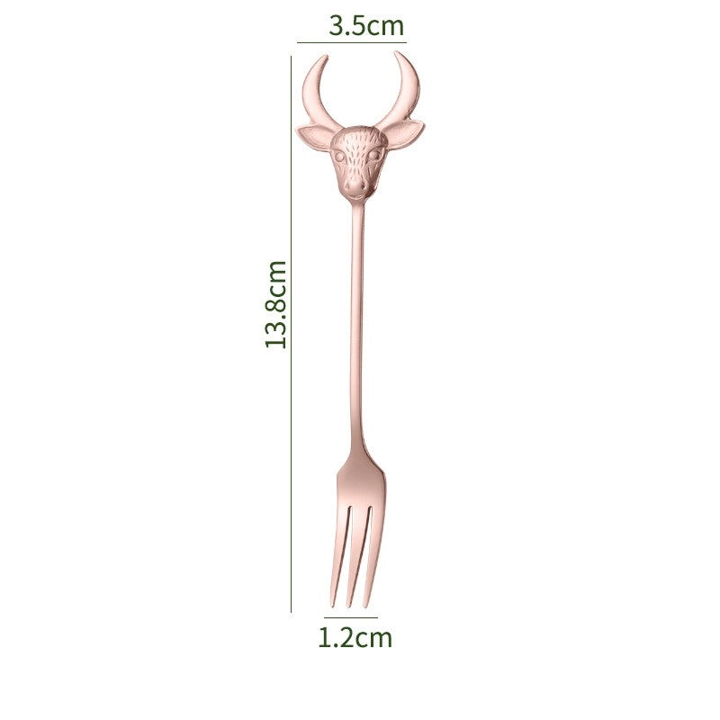 Casual Animal 304 Stainless Steel Spoon 1 Piece